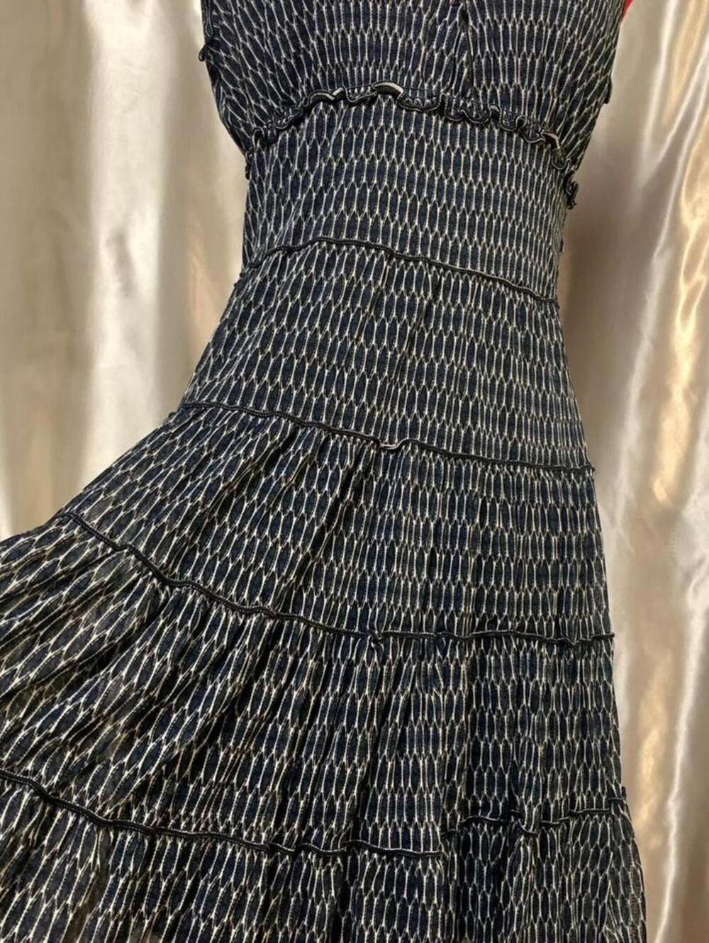 Fairy Boho Cottagecore tiered ruffled dress